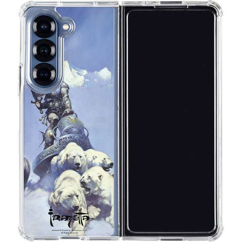 Sliver Warrior by Frazetta Galaxy Z Fold6 Clear Case